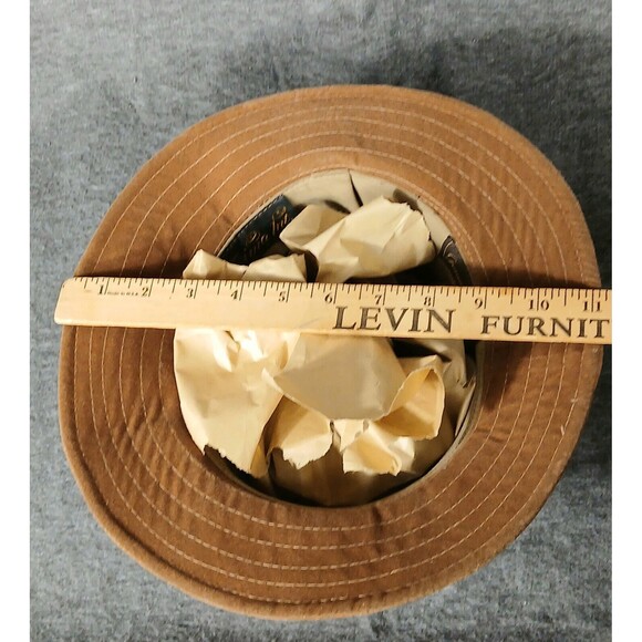 Sima International Men Vintage 100% Suede‎ Made in USA Trimmed Hat Fedora Size M - Picture 9 of 16